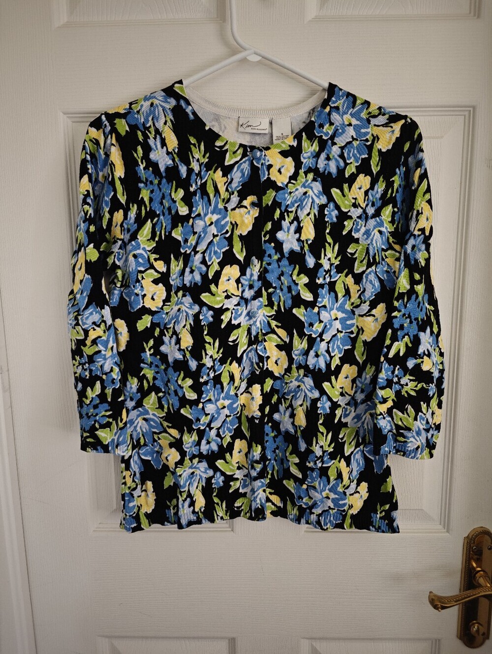 KIM ROGERS Floral Cardigan Cottage Core